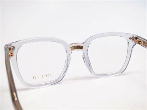 gucci transparent eyeglasses